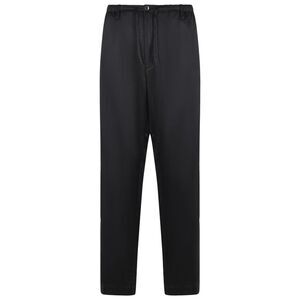 Dries Van Noten 'Penny' Black Cotton Blend Pants Men
